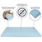 Emma and Oliver 3 Inch Gel Infused Cool Touch CertiPUR-US Certified Memory Foam Topper